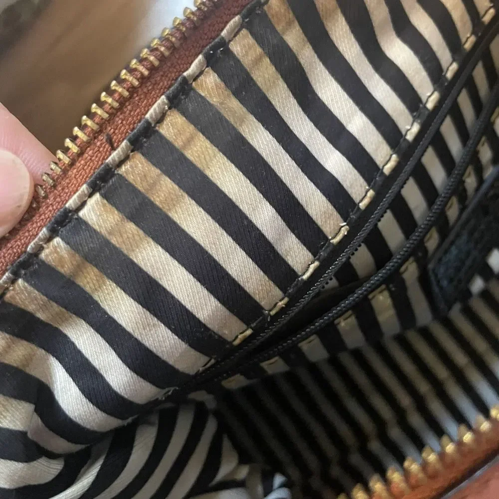 Kate Spade Hampton Road Janie Brown Leather Crossbody Shoulder Bag - Picture 10 of 12